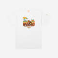 Felt x Carrots ; Backyard tee, wht