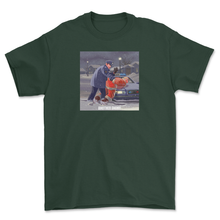 Load image into Gallery viewer, Another Enemy ; Bad Santa tee , forest grn
