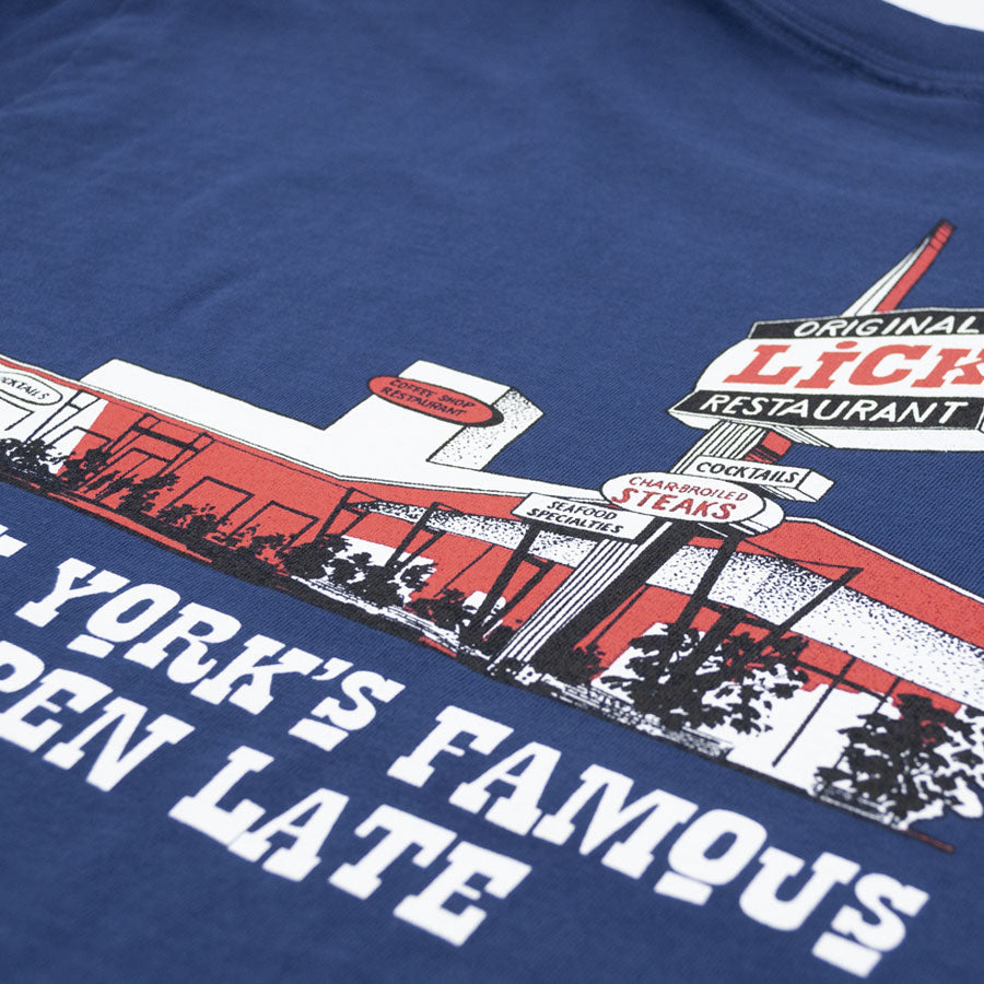 Lick Nyc ; Famous Original tee, nvy