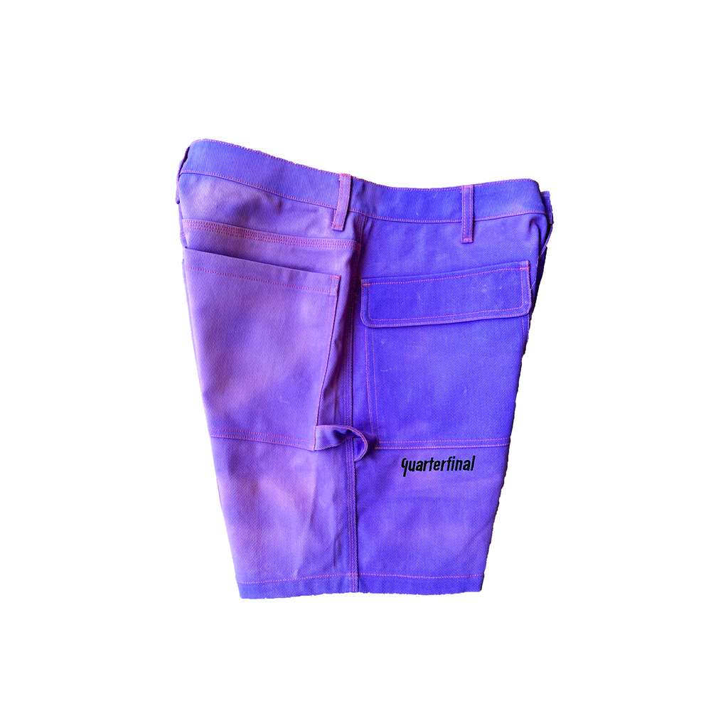 QTFL ; Heat Sensitive Denim Shorts , purple