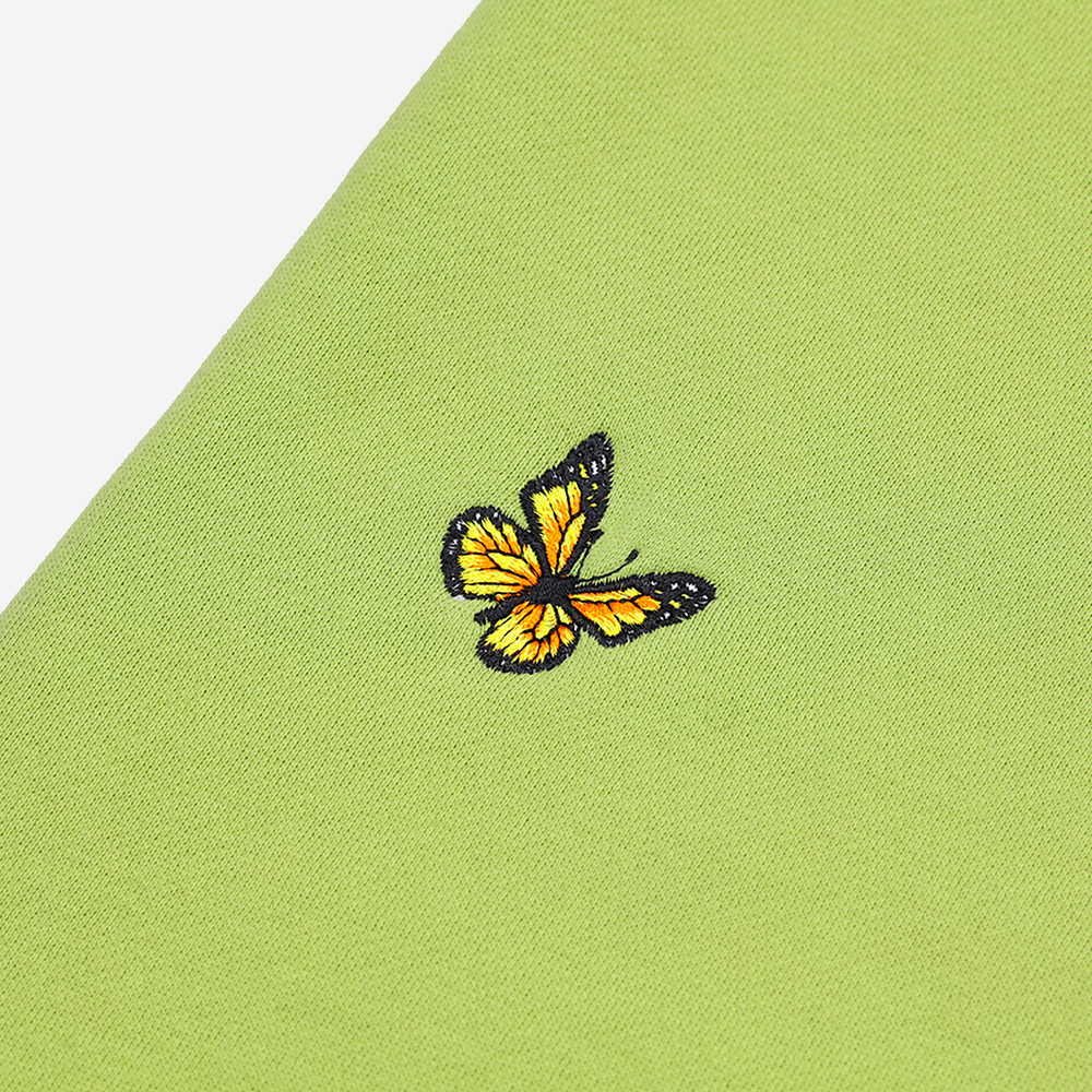 Felt ; Butterfly garden sweatpants, sage