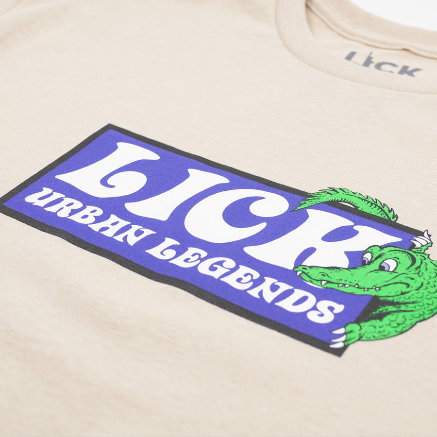 Lick Nyc ; Urban Legends tee , sand